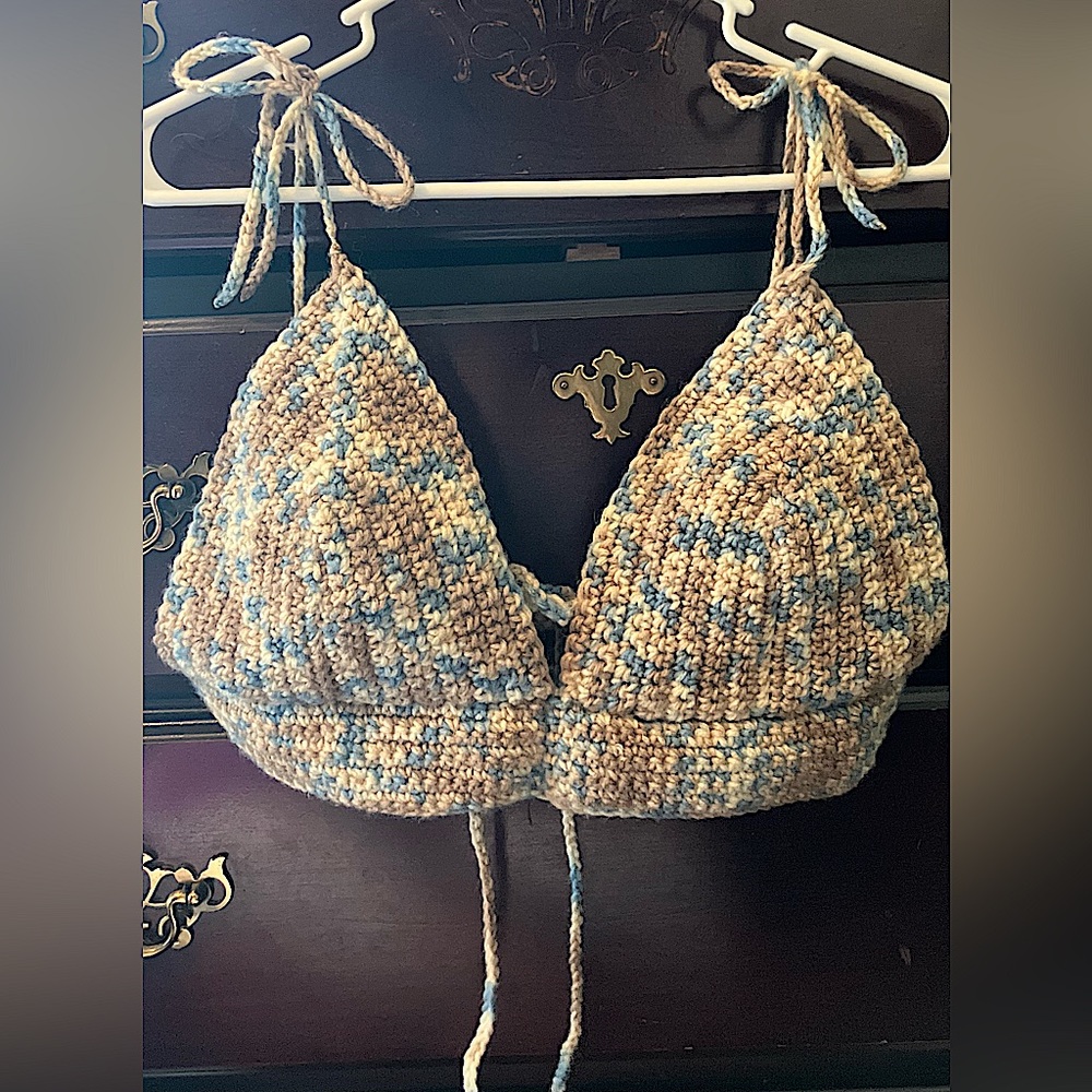 Hand Crocheted Crop-Top